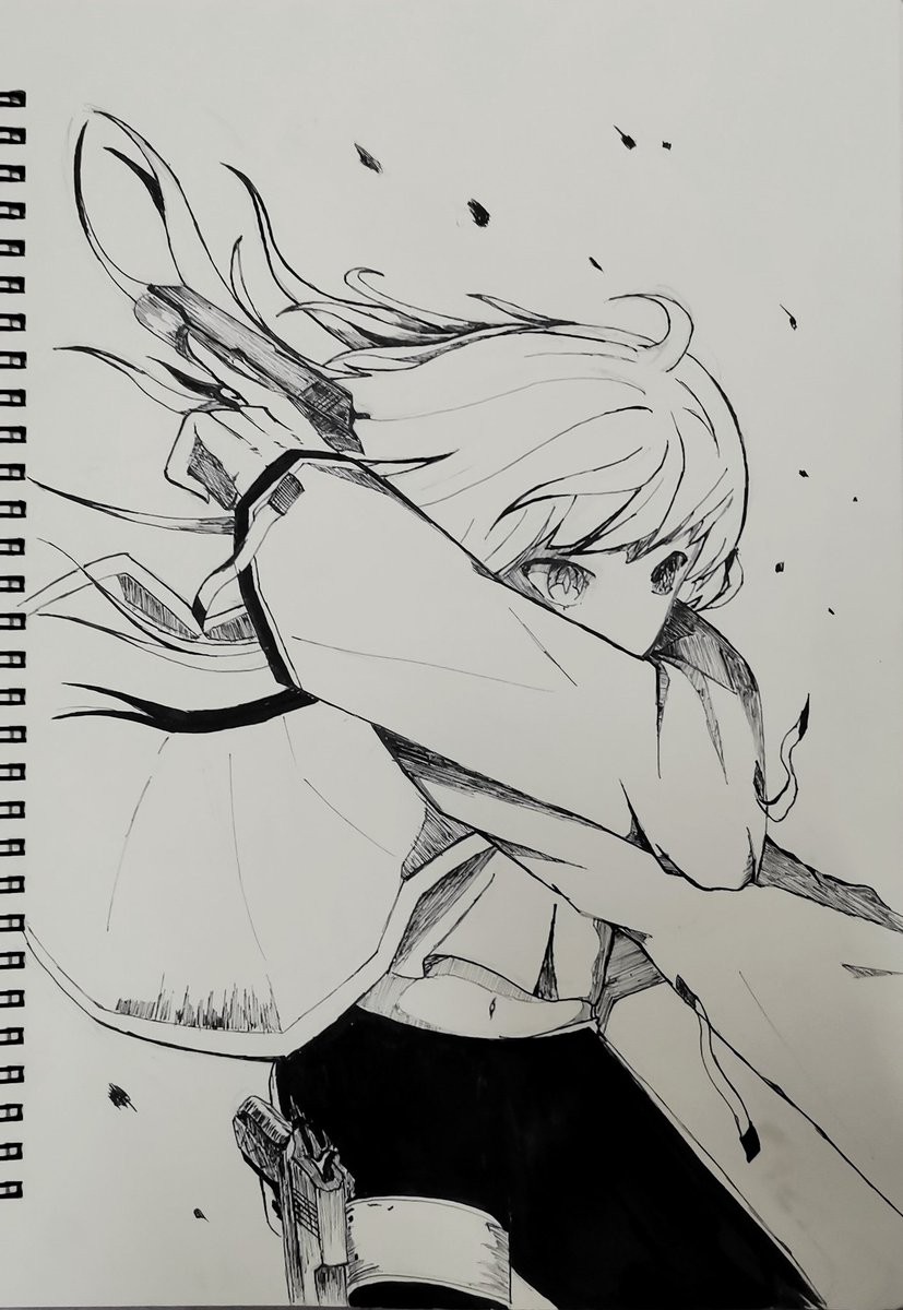 雙槍特務
.
. 
#art #sketch #画