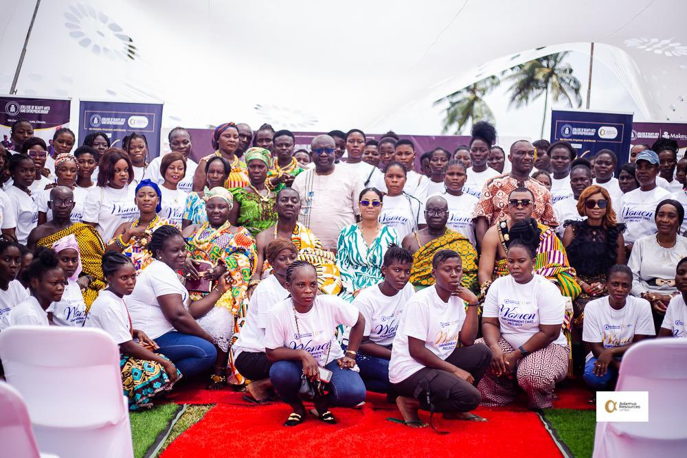 AdamusMine's tweet photo. Last week, we launched the Women Empowerment (WE) Project at The Camp in Aiyinase
This flagship programme is aimed at equipping our dear mothers and sisters with Skills to be Self-Reliant! 
We are grateful to all our guests and dignitaries who joined our CEO, Angela List,for this https://t.co/Axl1iPtO01