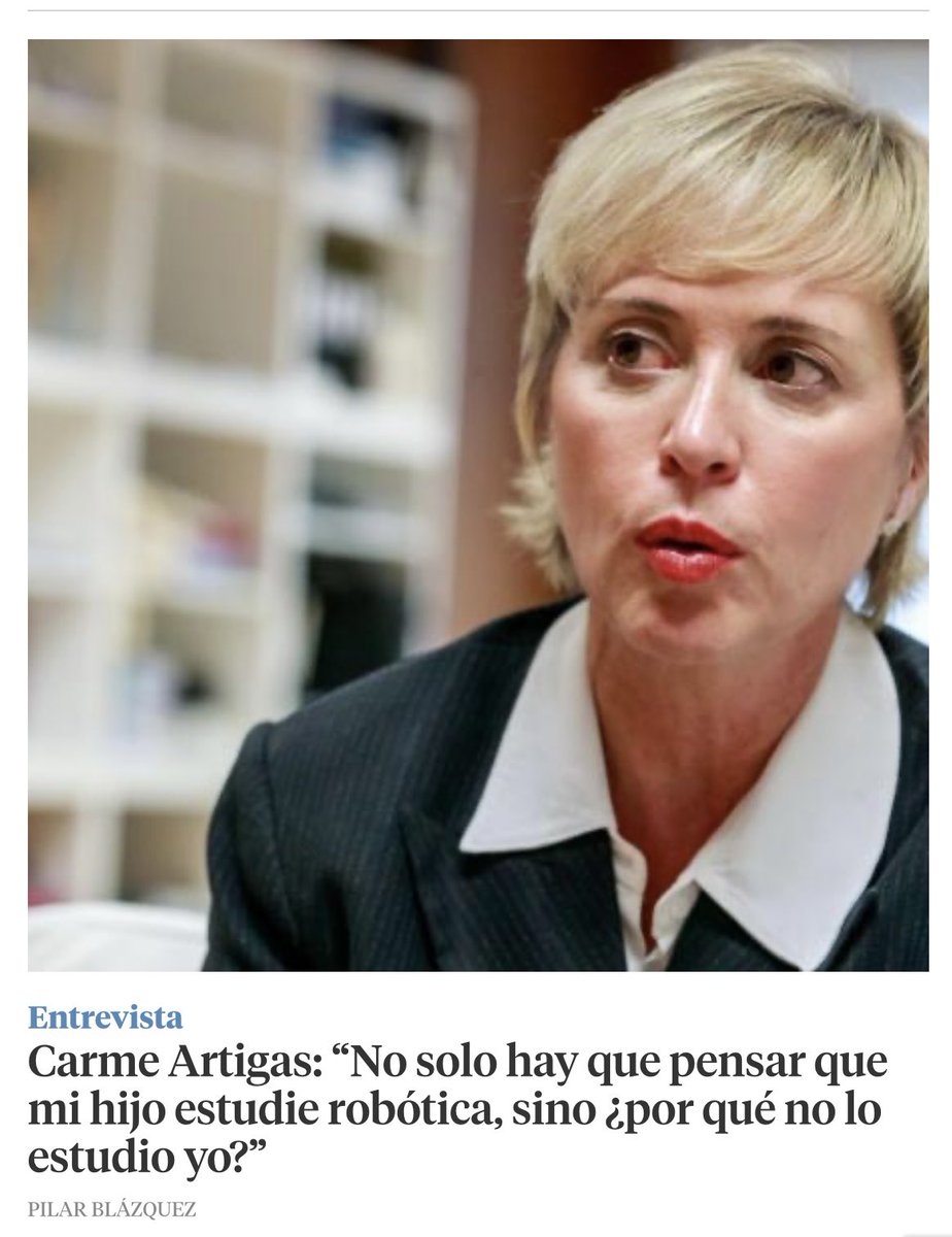 uc3mRoboticsLab (@uc3mroboticslab) on Twitter photo Carme Artigas - Secretaria de Estado de Digitalización e Inteligencia Artificial del <a href="/_minecogob/">Economía, Comercio y Empresa</a> <a href="/carmeartigas/">Carme Artigas</a> #MWC2023 #robotica #robotics lavanguardia.com/economia/20230… Carme Artigas - Secretaria de Estado de Digitalización e Inteligencia Artificial del <a href="/_minecogob/">Economía, Comercio y Empresa</a> <a href="/carmeartigas/">Carme Artigas</a> #MWC2023 #robotica #robotics lavanguardia.com/economia/20230…