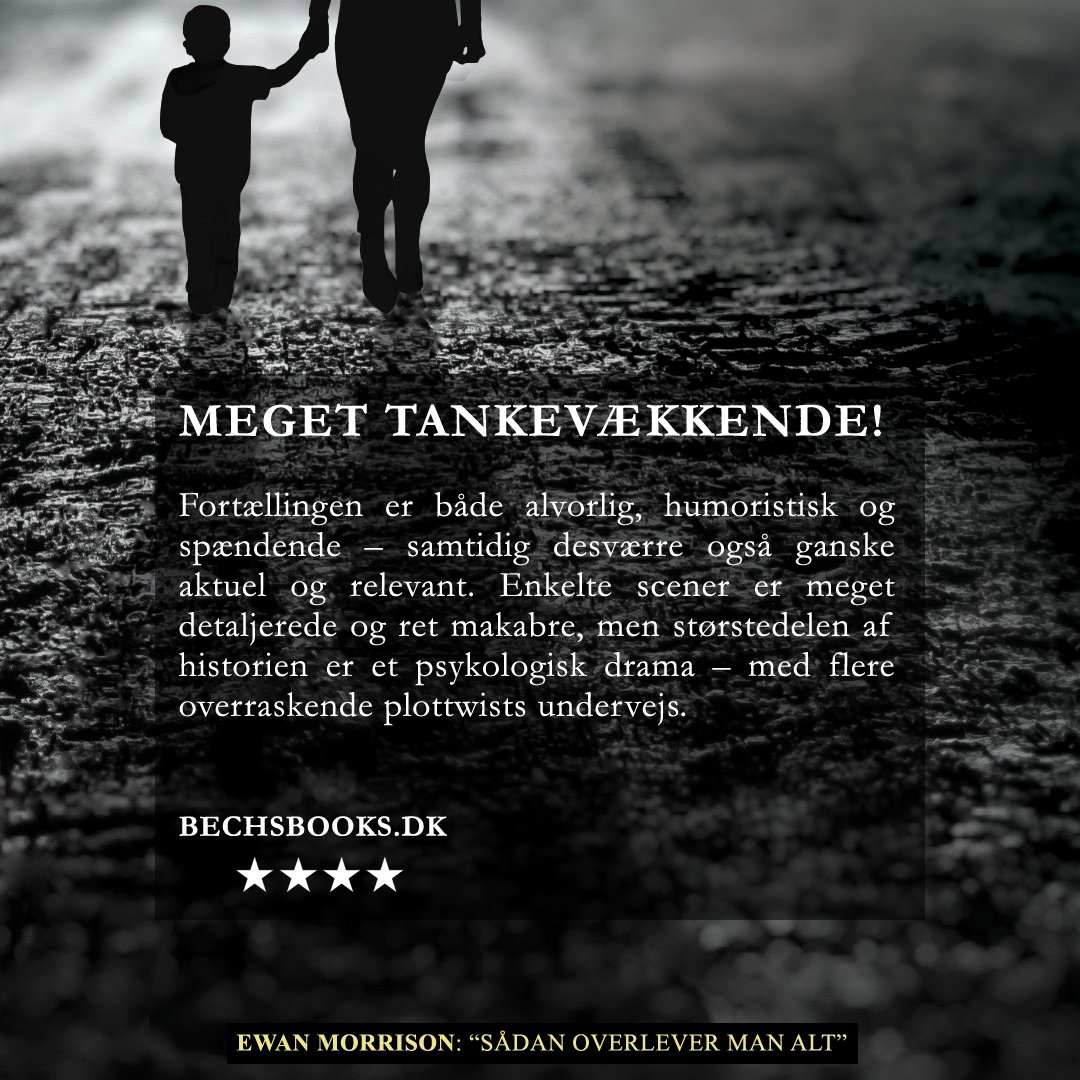 ScreamingRecs's tweet image. Endnu en rigtig god anmeldelse af @MrEwanMorrison's "Sådan overlever man alt" - her fra  @bechsbooks
Som flere af de andre positive anmeldelser, hæfter denne anmelder sig ved de mange plottwists undervejs samt det tankevækkende og humoristiske!
#EwanMorrison #SådanOverleverManAlt