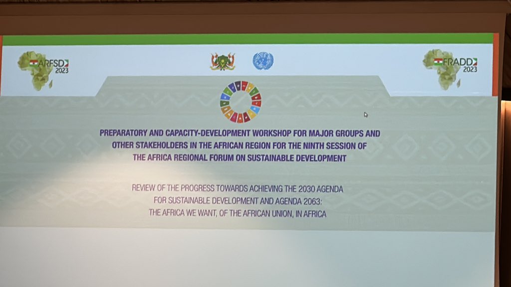ARMMGoS's tweet photo. Join us at the #ARFSD2023 where we are hosting a preparatory and capacity development workshop for major groups and other stakeholders in the African region. @ECA_OFFICIAL @AYCommission @VSO_Intl @IsoobaMoses https://t.co/HGjA4aHWSb
