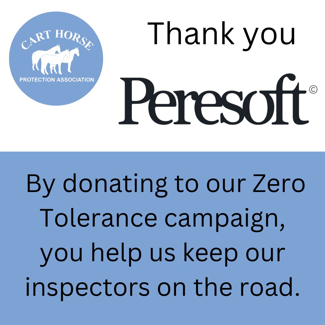 Thank you Peresoft for donating to our Zero Tolerance campaign and helping to keep our inspectors on the road!
mvnt.us/m1352032