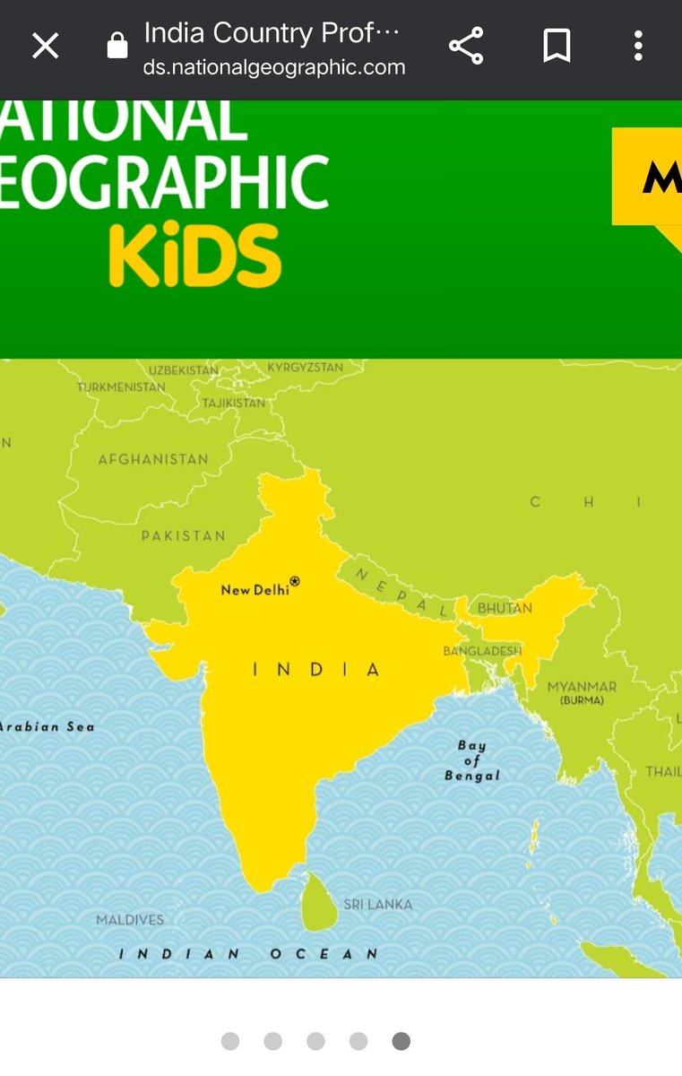 ORNIMO2's tweet photo. So this is what they are teaching kids ?
#India #SJaishankar #Modi #Geography #nationalgeographic https://t.co/W1ToiY3rIR