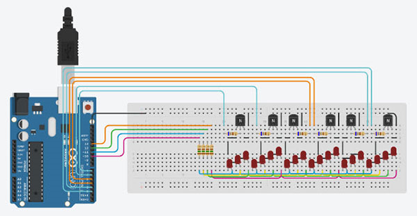 futuranet_it's tweet photo. Costruisci un orologio binario utilizzando solo pochi componenti comuni e il simulatore online di #Arduino #Tinkercad.
https://t.co/BVmo5Fv88D
#DIY #BinaryClock #Stopwatch #Tinkercad #Electronics #Maker #MakerCommunity #STEM #Engineering #LearningByDoing #DoItYourself https://t.co/Jfnb82Cn17