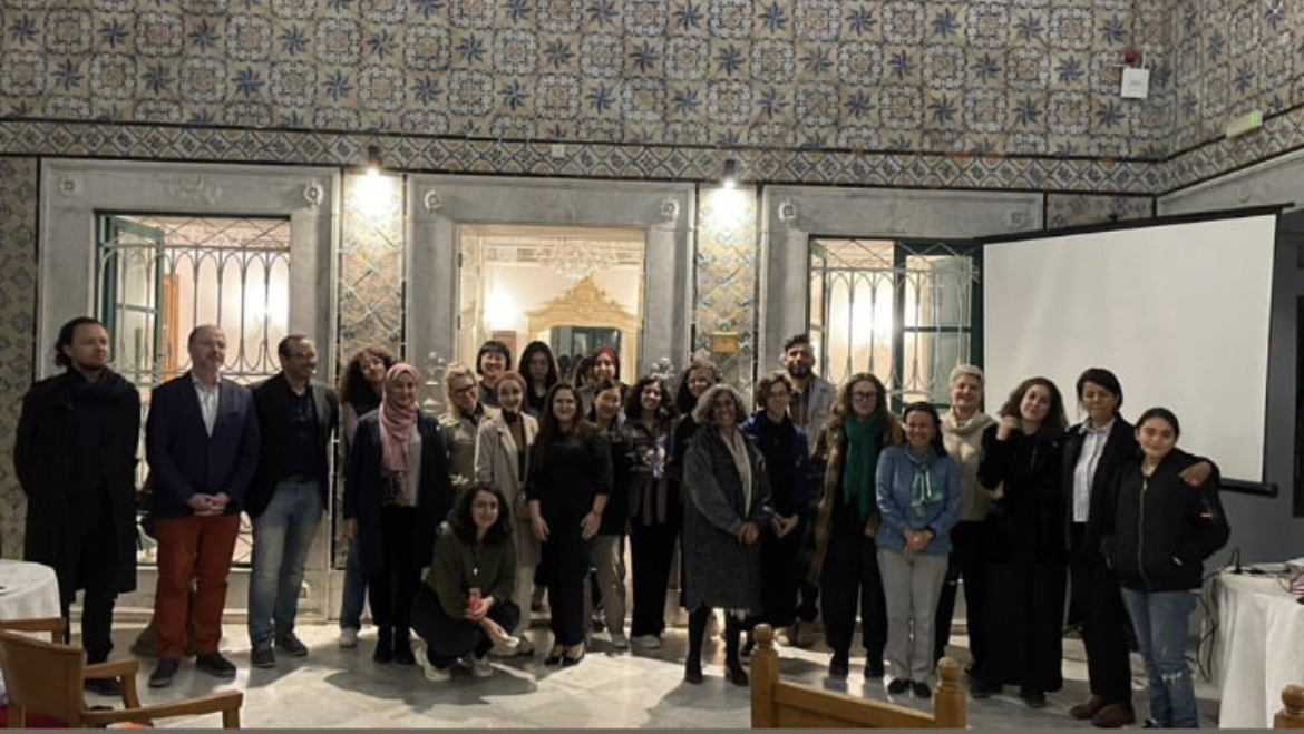 ..special thanks to <a href="/bengacem/">Leila Ben-Gacem ليلى بن ڤاسم</a> who has been a partner &amp; friend from the outset, for her continuous inspiring work on the Medina with #BlueFish and for providing a true home to the students and all of us at #DarBenGacem (4/6)