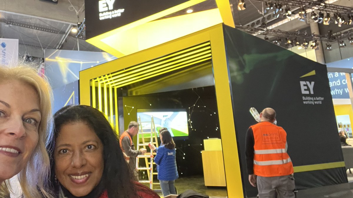 Great to be with clients and <a href="/EYnews/">EY</a> colleagues #MWC23 #BetterWorkingWorld