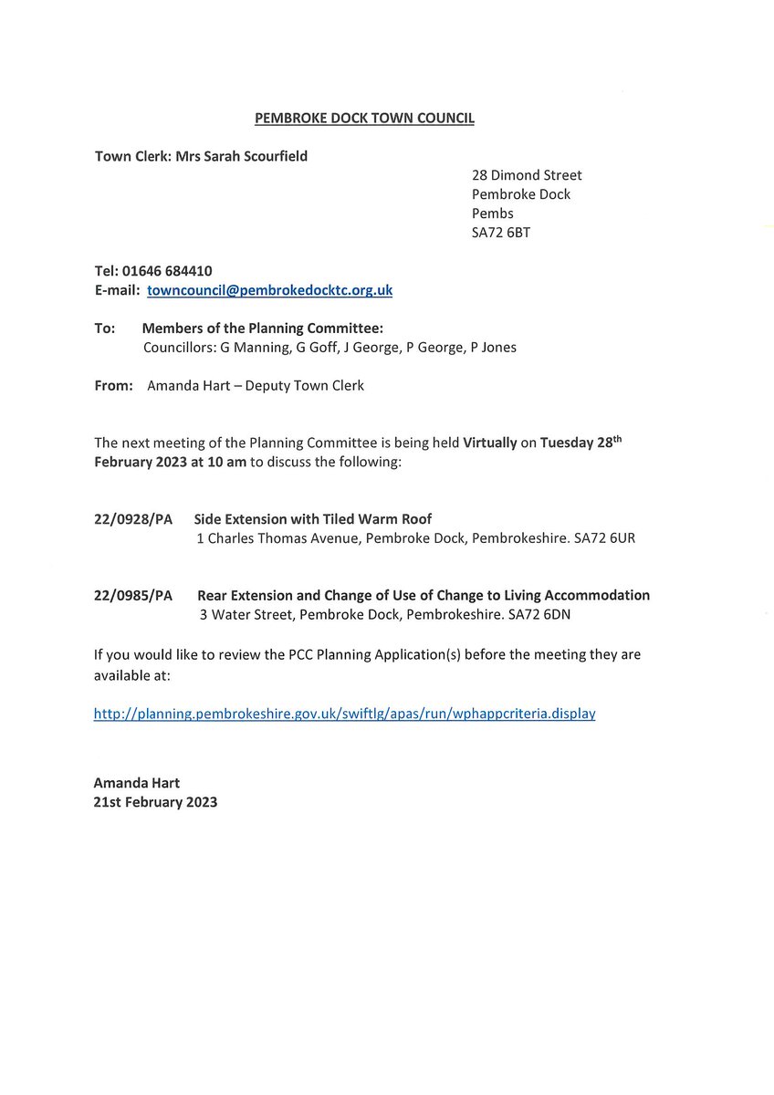 Pembroke Dock Town Council (@dock_town) on Twitter photo 