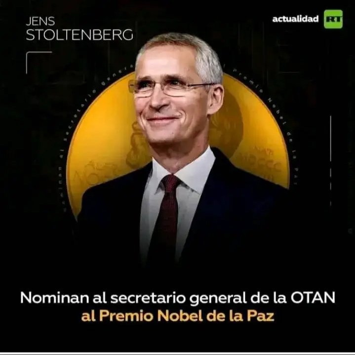 El chiste de la semana, nominan a la 💩 para el premio Nobel de la paz... 🤣🤣🤣🤣🤣🤣🤣🤣🤣🤣🤣🤣🤣🤣

Razón tenía Putin al negarse a recibir tal galarmierdon....