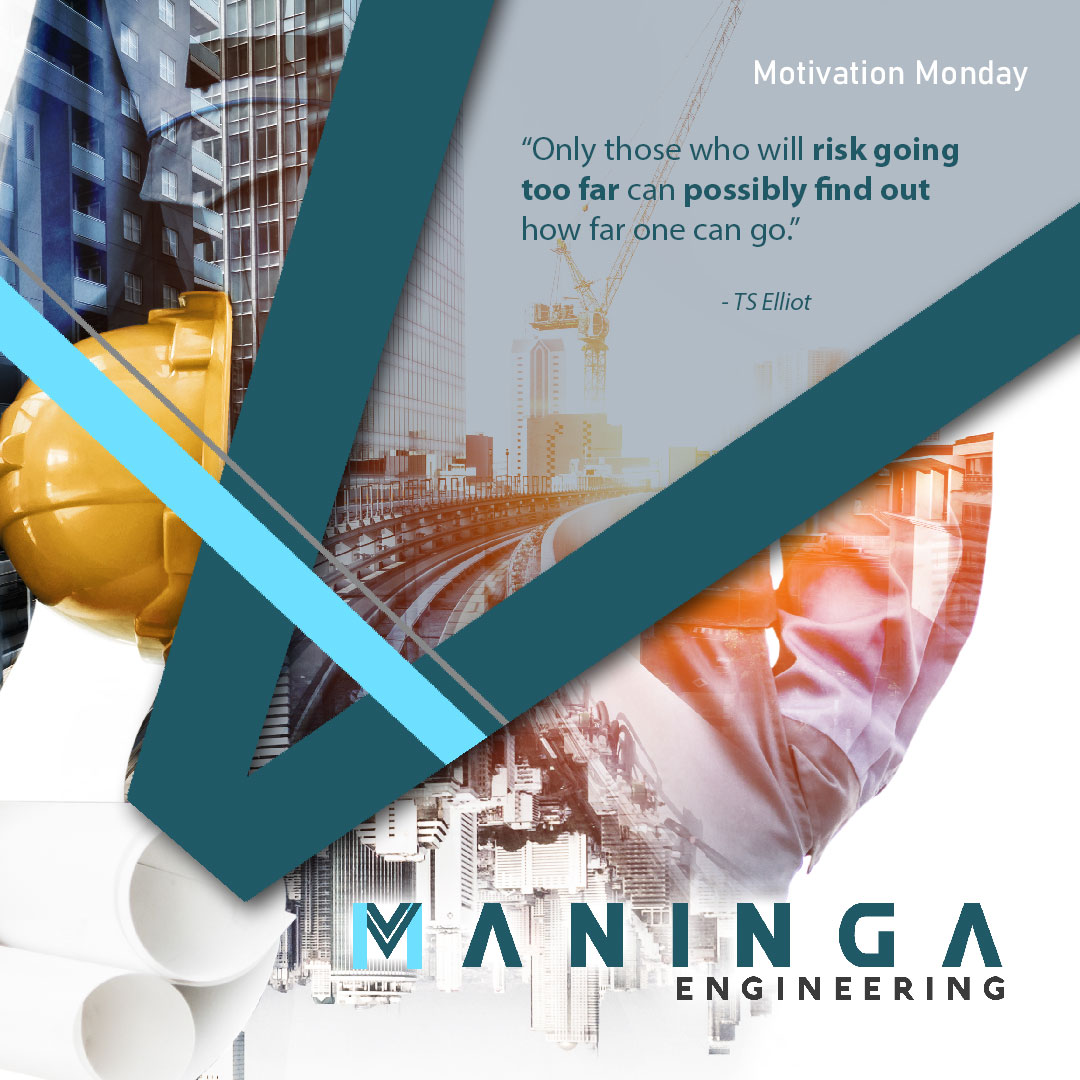 Maninga Engineering prides itself in doing business differently – #challengingthestatusquo in the engineering space. #Leaders in #Innovative #EngineeringExcellence.
#MotivationMonday #SouthAfricanEngineers  #mechanicalengineers #electricalengineers #projectmanagers