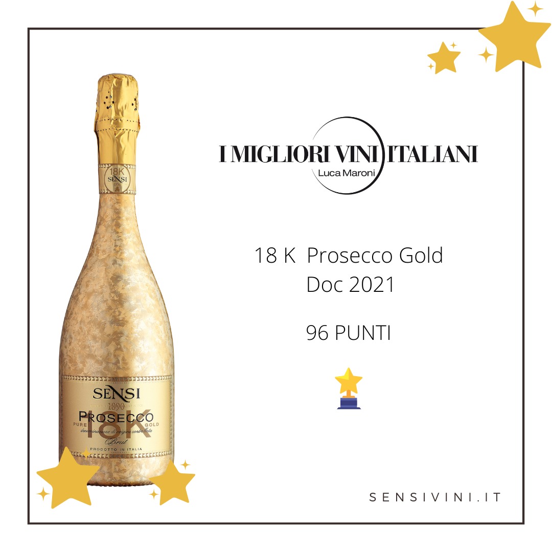 Il nostro 18K Prosecco Gold Doc 2021 è stato premiato con 96 punti da Luca Maroni tra i primi vini italiani per vigneto e tipologia🥂
———————————————
Our 18K Prosecco Gold Doc 2021 was awarded 96 points by Luca Maroni among the top Italian wines by vineyard and type🥂