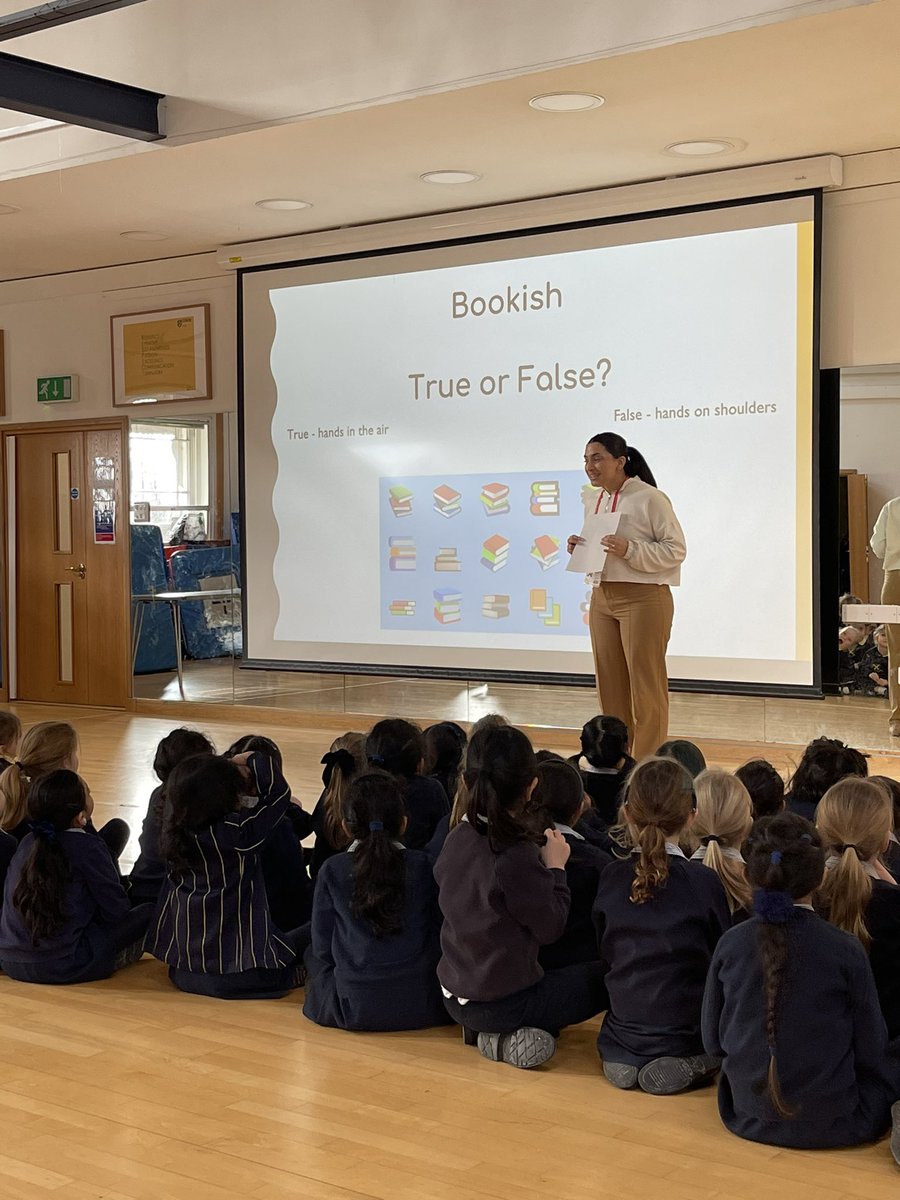 STAHSPrep's tweet photo. Kicking off #worldbook week at #STAHSPrep with the wonderful @annabellesami 📚 https://t.co/6B8P6heBxQ