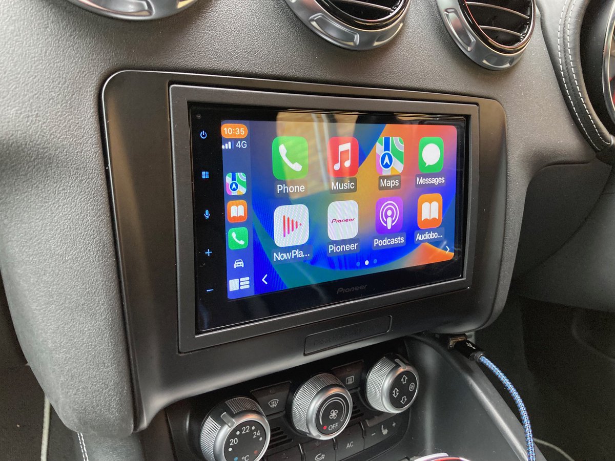 dynamic_audio's tweet photo. Audi TT 2011 model upgraded with Pioneer SPH-DA160DAB CarPlay/Android Auto stereo using the Connects2 CTKAU03 fitting kit. 

@PioneerUK @AudiUK @Connects2 https://t.co/IuvsuG8CpZ