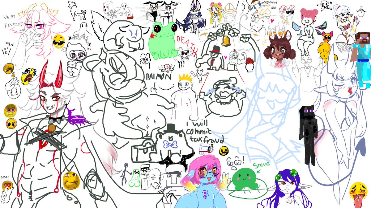 donutbuttz's tweet photo. Breaking news I now know how to draw Cteno from my head.
Here’s two I did when me and my 3 friends were drawing together at the same time on the same canvas lol #aggio #magmacom #magma https://t.co/Zw42249RIY