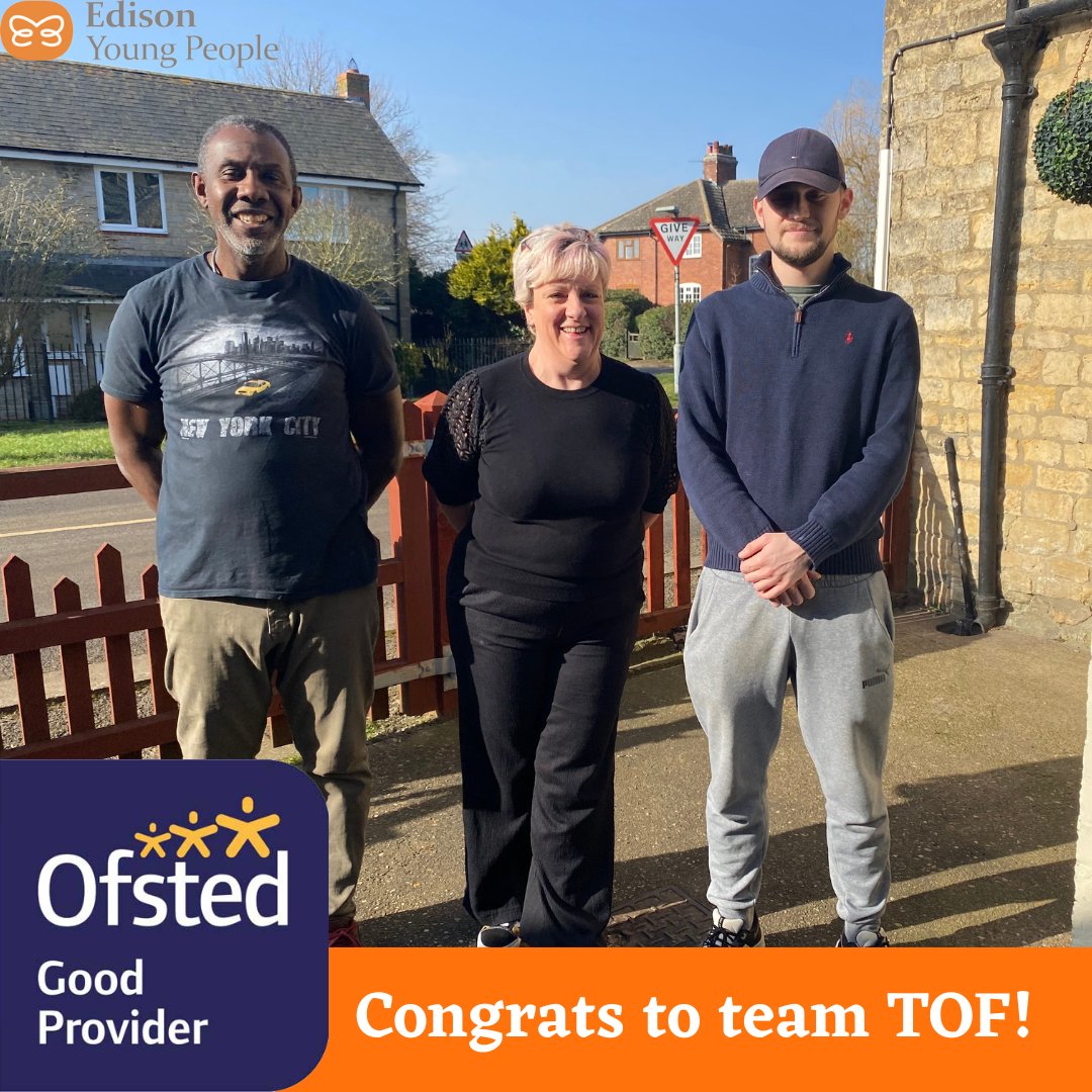 A big round of applause 👏 to Team TOF for receiving a Good rating in their Ofsted inspection and a bigger round of applause to the Registered Manager Karen as this is her first Ofsted as a #RegisteredManager! 

#OfstedGOOD #ofsted #Home #team #teamwork #hardwork #socialcare