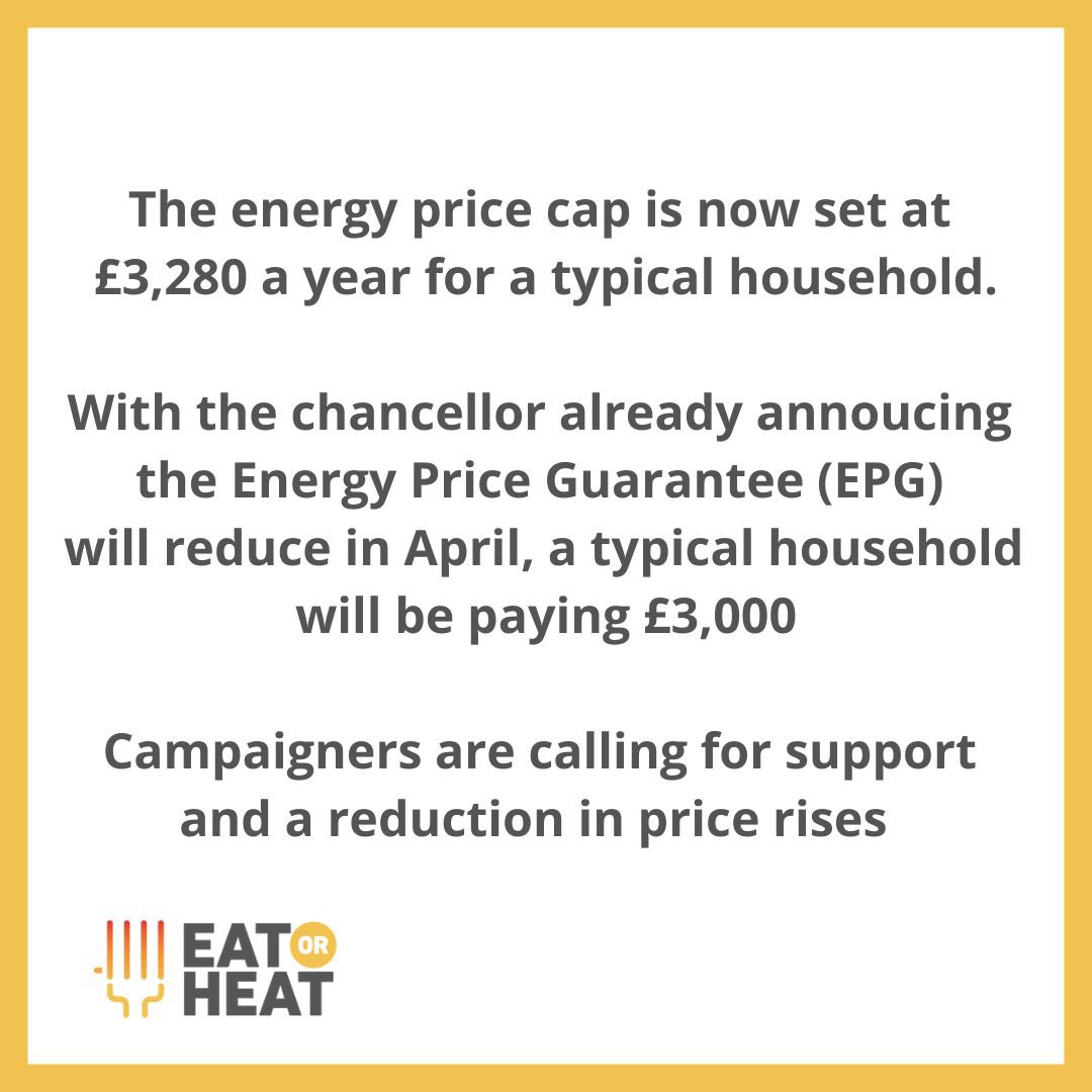 Here's the top line on the #energypricecap. The amount suppliers can charge for energy has been cut by regulator Ofgem, but bills will still rise in April as government help reduces. More detail here: 

bbc.co.uk/news/business-…

news.sky.com/story/ofgem-en…