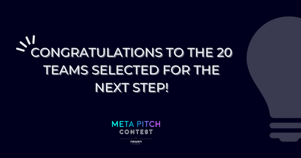 studiotf1's tweet photo. 💡#MetaPitchContest: The jury deliberated !
Visit our website to discover the 20 temas selected to pitch their project in the metaverse 🔥
👉https://t.co/AYl8SdAz4i
See you on March 7 for the Newen Meta Pitch 📅
#Metapitch #Newenstudios #Metaverse #EuropeCreativeMedia https://t.co/wQNn41N32D