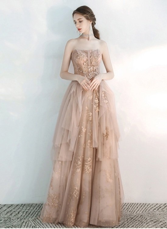 Pinkhermagic's tweet image. Blush Pink Wedding Dresses, Bridesmaid Maxi Dresses, Evening Dress Gowns,  Custom available #gowns, #weddingdress
#eveningdress, dressromantic.com