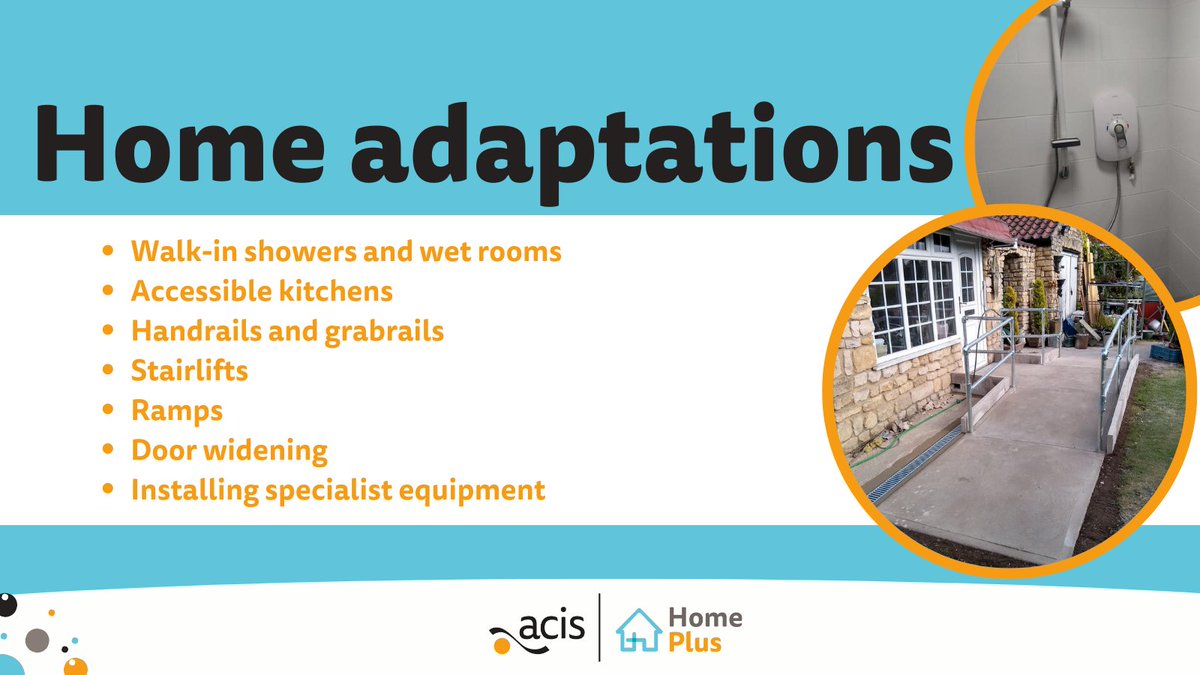 We specialise in installing home adaptations for people who need more support around the home. 

Research shows that when people grow older or become ill, they want to stay in a place they know and love.

Contact us today to see how we can help you: acisgroup.co.uk/homeplus/get-a…