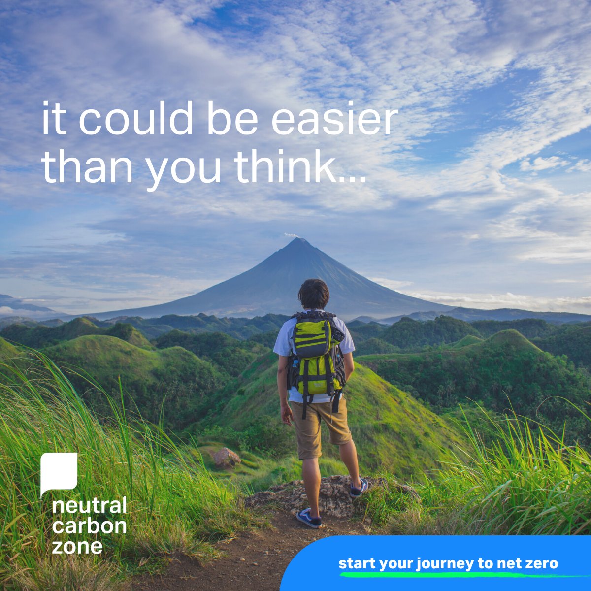 getting to the point of #carbonneutrality can feel like climbing a mountain, but taking one step at a time you can make huge changes to your #business  

#carboneutral #notjustatickbox #ncz #facman #carbonneutralcleaning #contractcleaning #netzero #csr