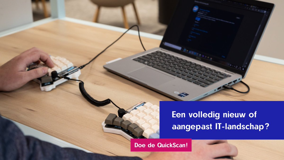 Als CTO wil je innoveren. Maar daarvoor moet het IT-landschap op de schop. 

Om daarbij te ondersteunen biedt 4Dotnet de Quickscan aan! Een expert die bij jullie in de keuken kijkt waaruit een advies volgt over de beste aanpak.

Doe de QuickScan hier: bit.ly/3y1SJGd