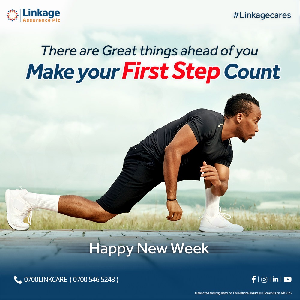 LinkageNg's tweet photo. Each step you take reveals a new horizon, make your first step count.
Happy New Week.
Need Insurance? Please visit https://t.co/5GOoAtiPBt
#MondayKickoff #MondayMotivation #february #Motivation #NewWeek #MondayThoughts #Insurance #Linkagecares #Protectionthatcounts https://t.co/LKQrCUZkJ3