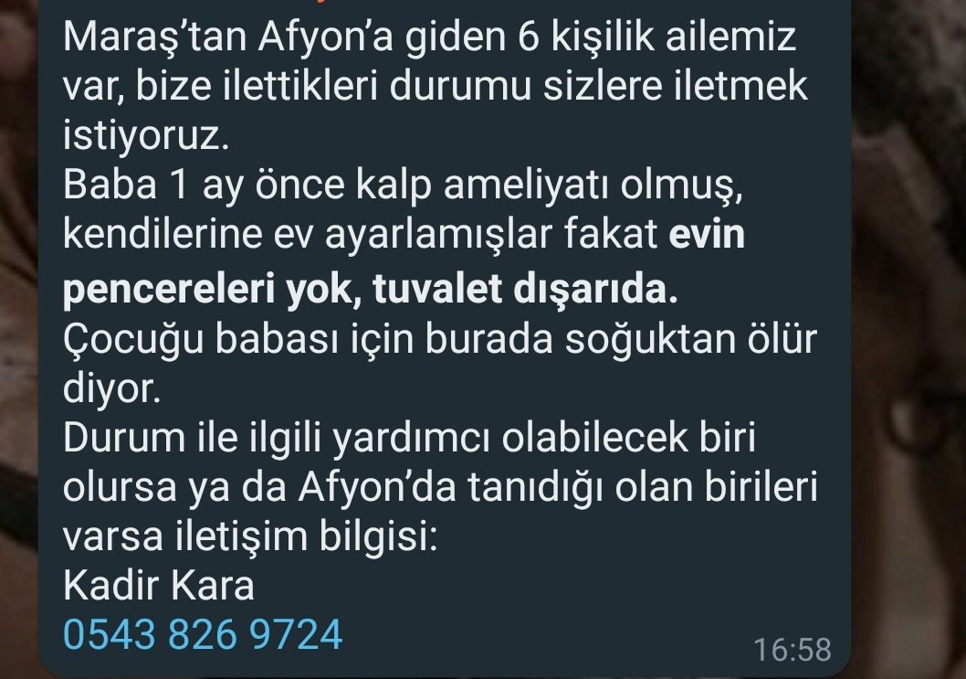 DESTEK VERELİM 🙏🏻🙏🏻
Kadir Kara: 0543 826 97 24
<a href="/AFADBaskanlik/">AFAD</a> <a href="/DepremDairesi/">AFAD Deprem</a> <a href="/istanbulbld/">İstanbul Büyükşehir Belediyesi</a> <a href="/ceydakasabali/">ceyda kasabalı</a> <a href="/BabalaTv/">BaBaLa TV</a> <a href="/ahbap/">Ahbap</a> <a href="/haluklevent/">Haluk Levent ( Ahbap Ekibi )</a> <a href="/OguzhanUgur/">Oğuzhan Uğur</a> <a href="/afyonbelediyesi/">T.C. Afyonkarahisar Belediyesi</a>