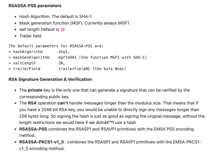 lea_linux's tweet image. Différences entre RSASSA-PKCS-v1_5 et RSASSA-PSS.  #cryptographie #RSA #PKCS #PSS