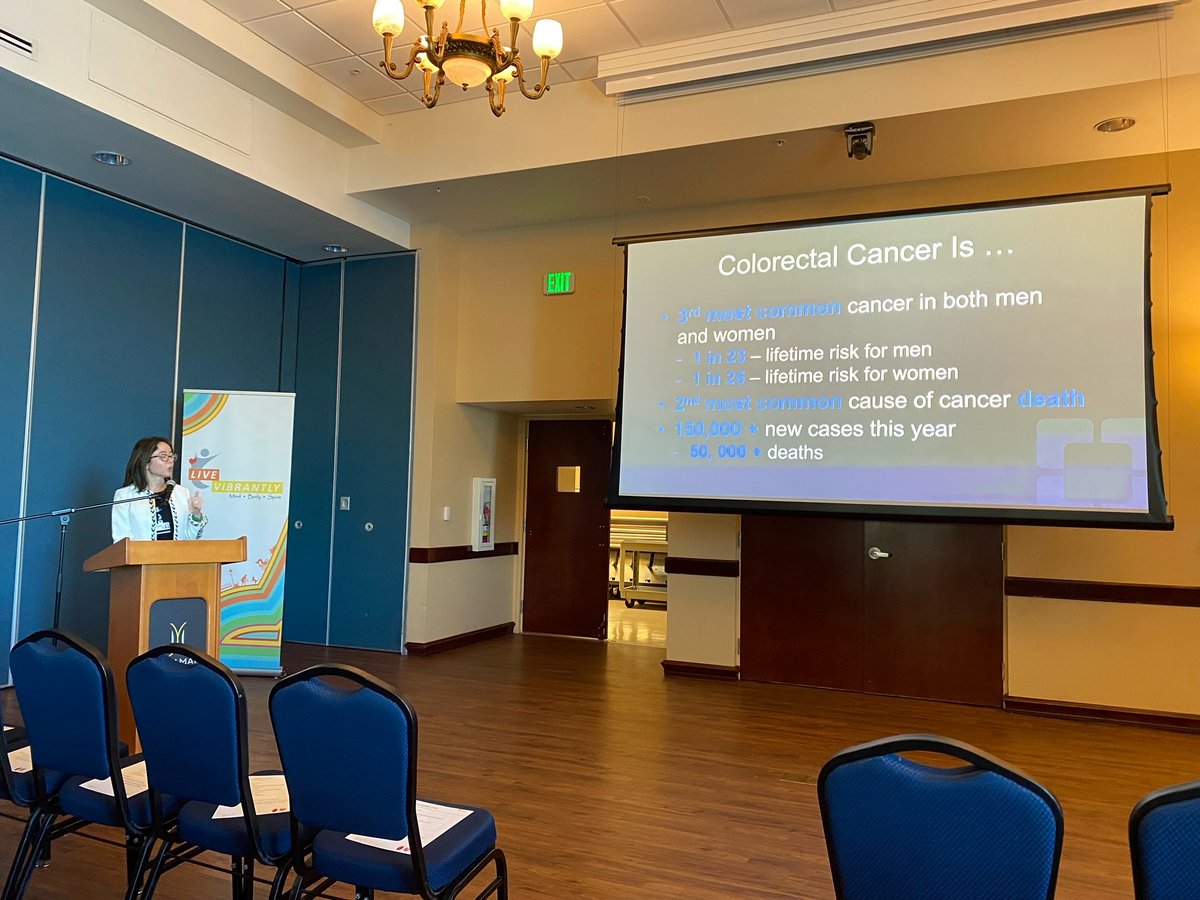 Cleveland Clinic Florida (@cleveclinicfl) on Twitter photo Gastroenterologist <a href="/JimenezBGIMD/">Brenda Jiménez</a> presented helpful tips, preventative care & treatment of #colorectalcancer at the <a href="/CityofMiramar/">#WeareMiramar</a> event.
Caregivers provided free #coloncancer risk assessments for attendees. cle.clinic/3E5TiCk Gastroenterologist <a href="/JimenezBGIMD/">Brenda Jiménez</a> presented helpful tips, preventative care & treatment of #colorectalcancer at the <a href="/CityofMiramar/">#WeareMiramar</a> event.
Caregivers provided free #coloncancer risk assessments for attendees. cle.clinic/3E5TiCk