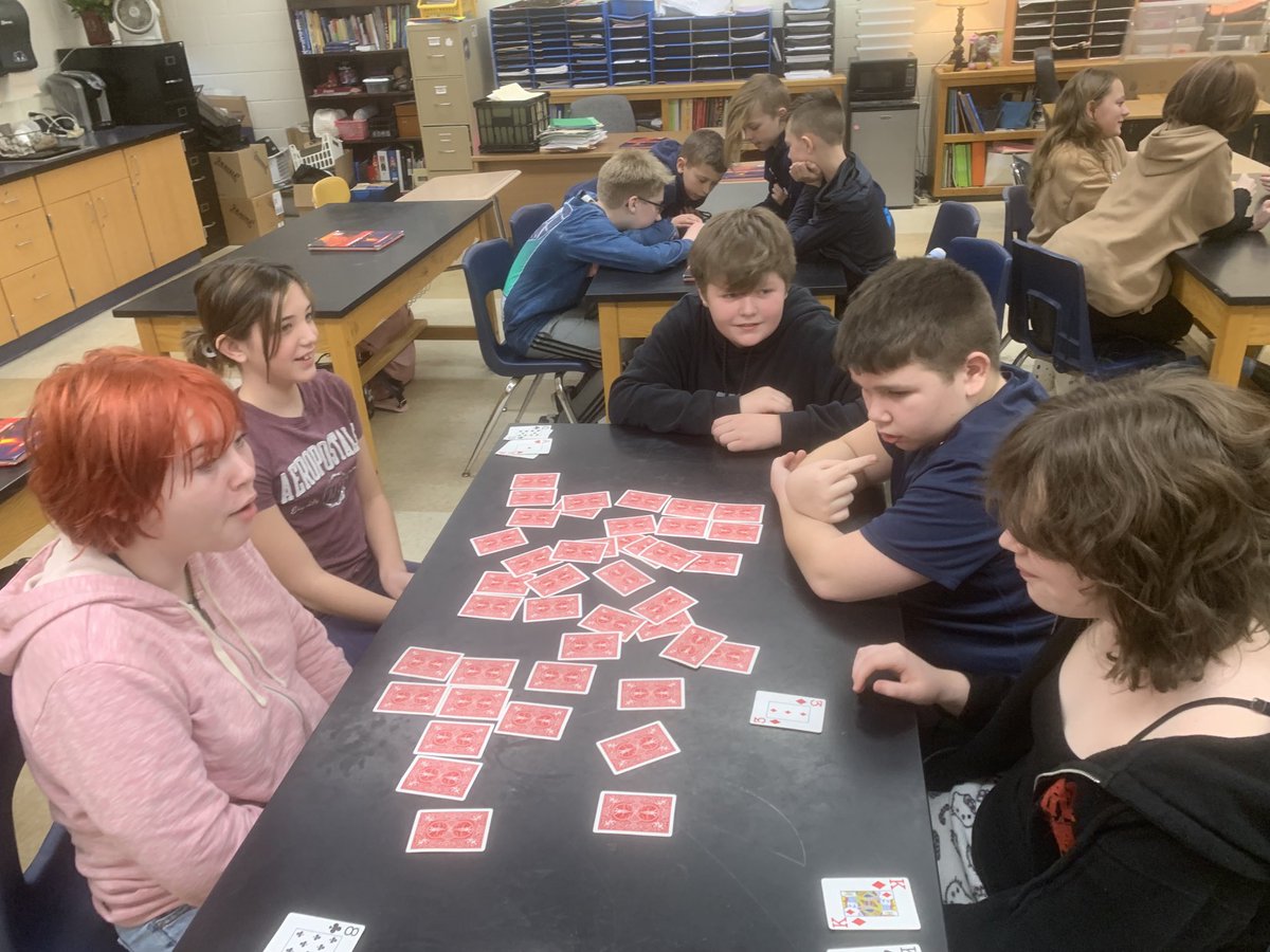 KimClancy7's tweet photo. Final executive functioning lesson…improving working memory!! Kids being kids…having fun playing games. Love it!!💕#glcsMS https://t.co/vCFDyzgTXP