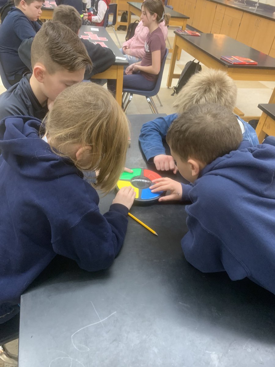 KimClancy7's tweet photo. Final executive functioning lesson…improving working memory!! Kids being kids…having fun playing games. Love it!!💕#glcsMS https://t.co/vCFDyzgTXP