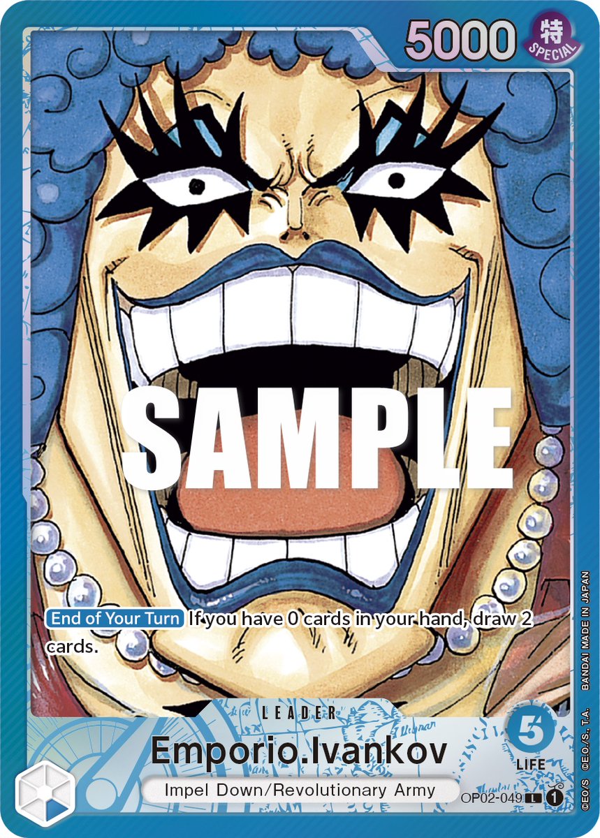 ONEPIECE_tcg_EN's tweet photo. [PARAMOUNT WAR OP-02]

Hello ONE PIECE Pirates!

Check out today’s alternate art card!

Experience everything PARAMOUNT WAR has to offer when it releases on March 10, 2023. 

ONE PIECE CARD GAME TEAM

•Product Page
https://t.co/pKYwBgunE5…

#onepiece #onepiececardgame https://t.co/6TvtZnv5DI
