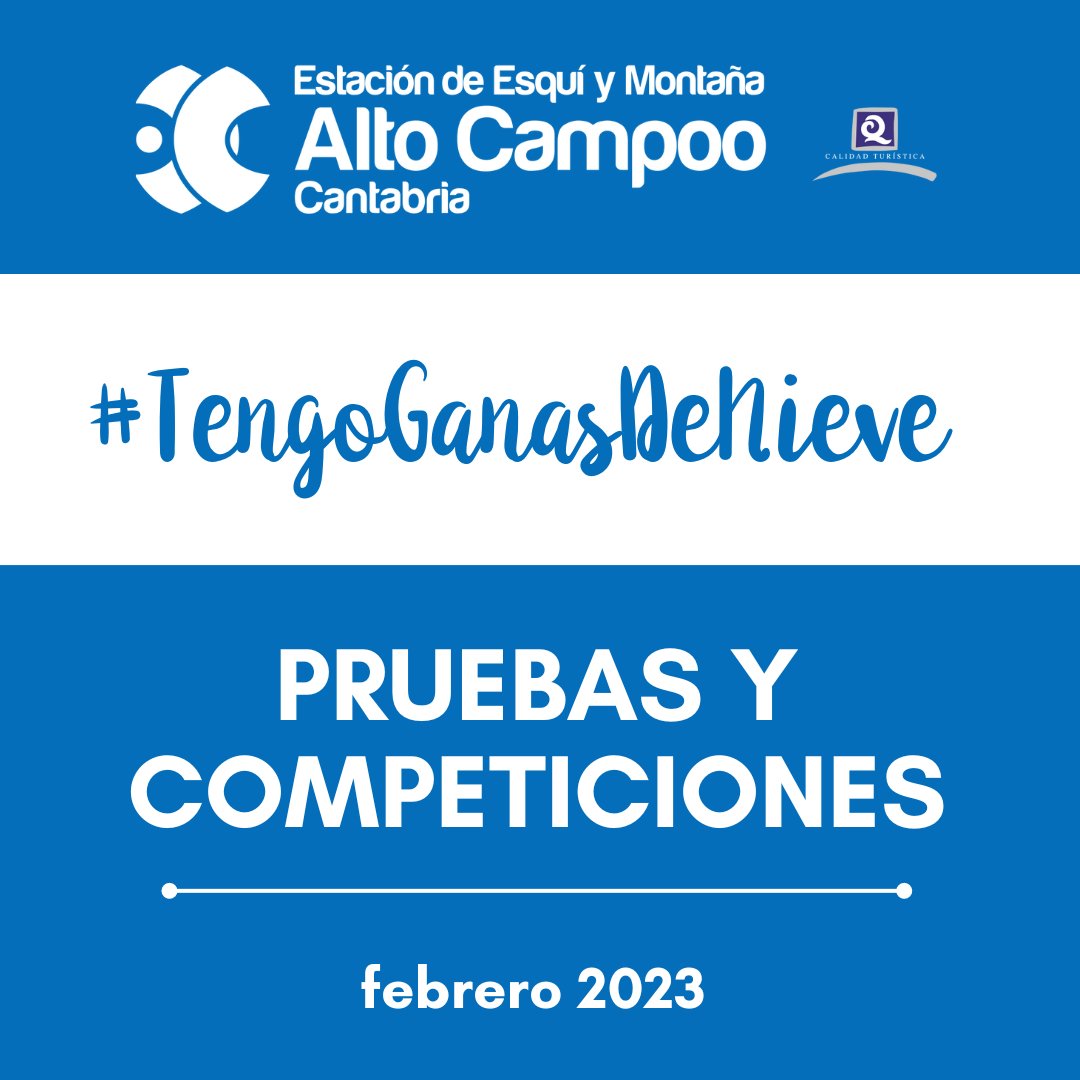 Alto_Campoo's tweet image. ❗Actualidad de las pruebas y competiciones en Alto Campoo❗
En este enlace tienes toda la información necesaria sobre las competiciones ⛷️🏂 y otras actividades 🎿que tendrán lugar en la Estación de Esquí y Montaña Alto Campoo y que dan comienzo mañana. 
bit.ly/3xqIo6s