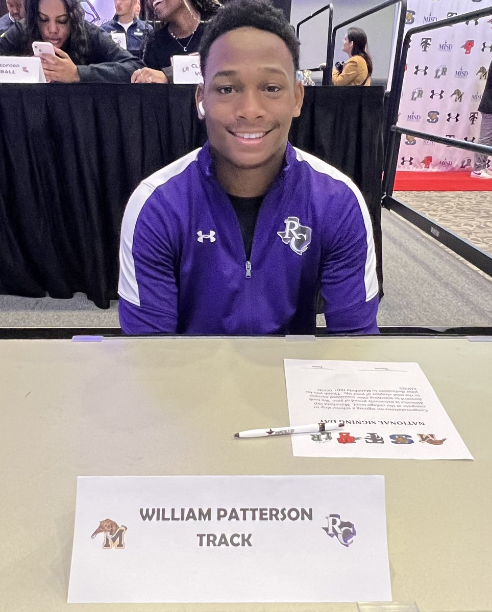 Tigertrack_MHS's tweet photo. Excited for this young man and his future! Congratulations to William Patterson signing with Ranger College. https://t.co/Glp75yL2Nb