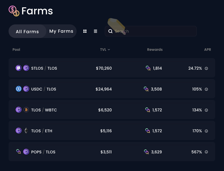 rozzaonchain's tweet photo. Some pretty tasty APR's on #Telos farms over at @SwapsicleDEX at the moment too 👀
#TLOS #BTC #ETH #POPS #STLOS
$TLOS $BTC $ETH $POPS $STLOS https://t.co/e8OTHfc6eW