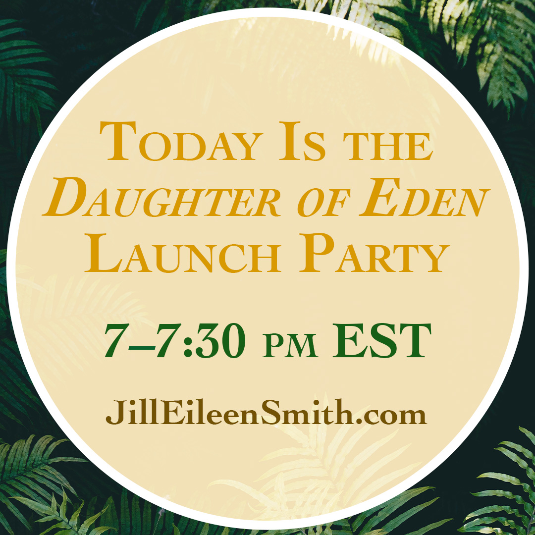 JillEileenSmith's tweet image. I hope to see you tonight for launch party!

#livegrace #facebookevent #DaughterofEden #launchparty #newrelease #biblicalfiction
