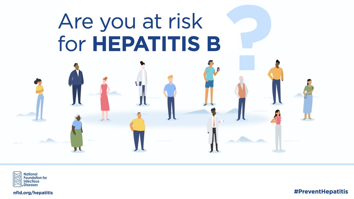 NFIDVaccines's tweet photo. #DYK: #HepatitisB virus can infect people of all ages, and as many as 2.2 million people in the US are chronically infected?
Learn more: https://t.co/pMGk8JTkhX
#GetVaccianted to help #PreventHepatitis https://t.co/8CKIrfIwez