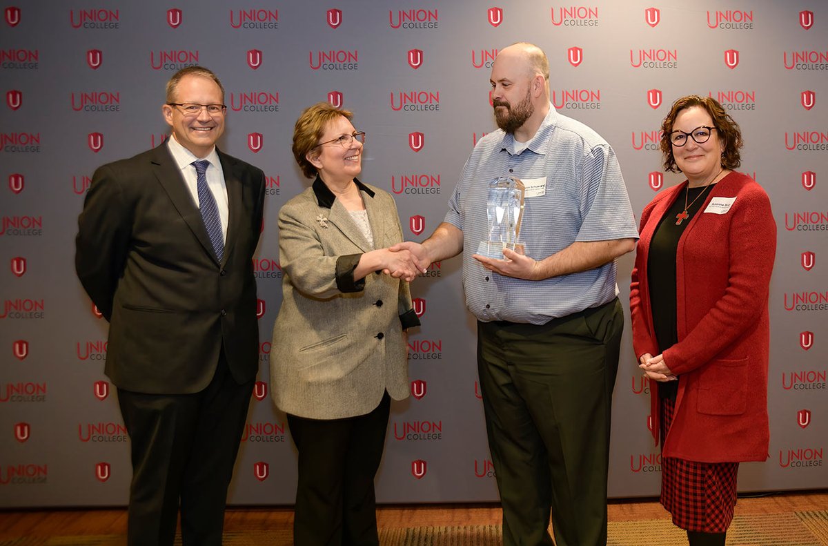 Union College honored Matt Talbot Kitchen and Outreach with its Community Partnership Award at a breakfast event yesterday, February 14. Union College teamed with Matt Talbot for many years to provide a regular foot clinic for Lincoln’s unhoused population.