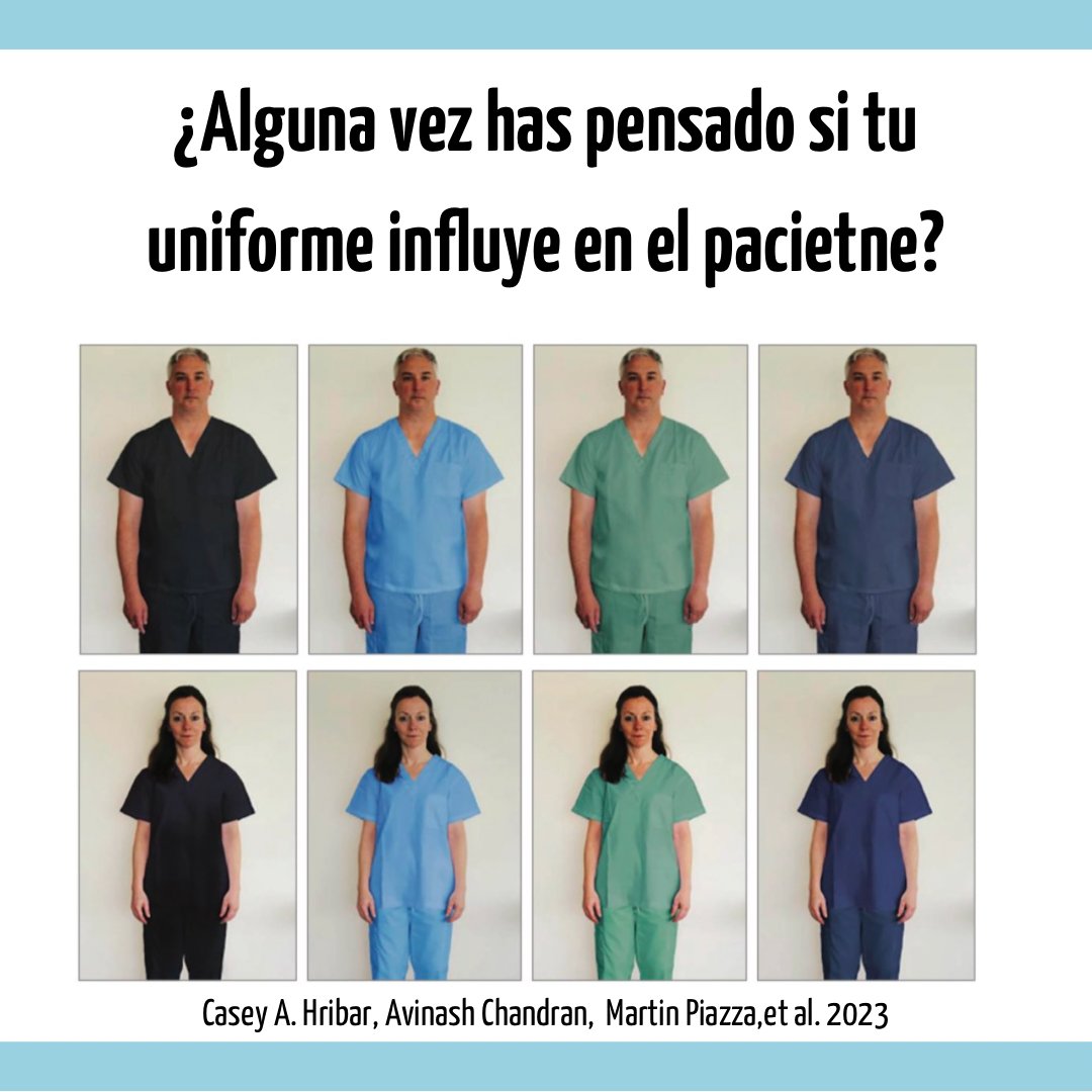 terapiamanualUE's tweet photo. 🟢 Estudio Científico 

El objetivo de este estudio, es identificar si existe una relación en cuanto a las expectativas del paciente a su tratamiento por pare del profesional, dependiendo si lleva un uniforme de color negro, azul oscuro, azul clarito o verde. https://t.co/PnnlmiD0Sz