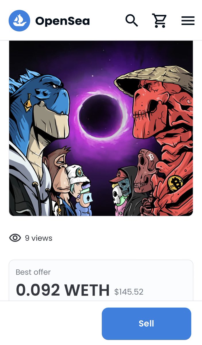 A little alpha from <a href="/HolanhO_df/">Holanh0 | ETHGas ⛽</a> in the <a href="/TheLaboratoryIO/">The Laboratory</a> made a quick flip &amp; riding the second one. Keep your 👀 out for those tags in #crazyexclusive channel on discord