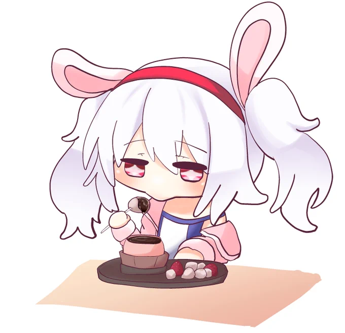 バレンタインの残滓をフォンデュにするラフィーちゃん#アズールレーン 