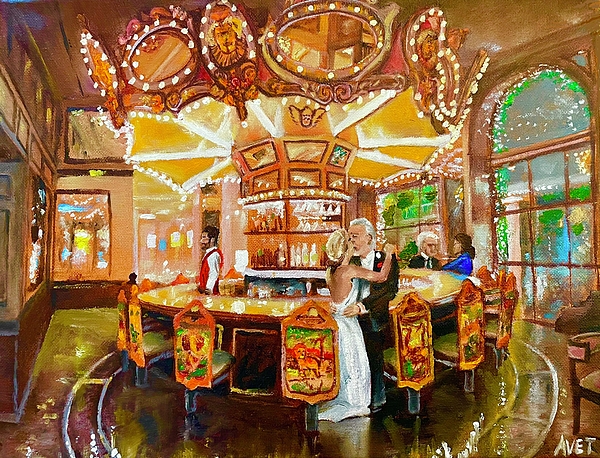 KAJUNARTIST's tweet image. New artwork for sale! - "Hotel Monteleone Carousel Bar" - fineartamerica.com/featured/hotel… @fineartamerica
