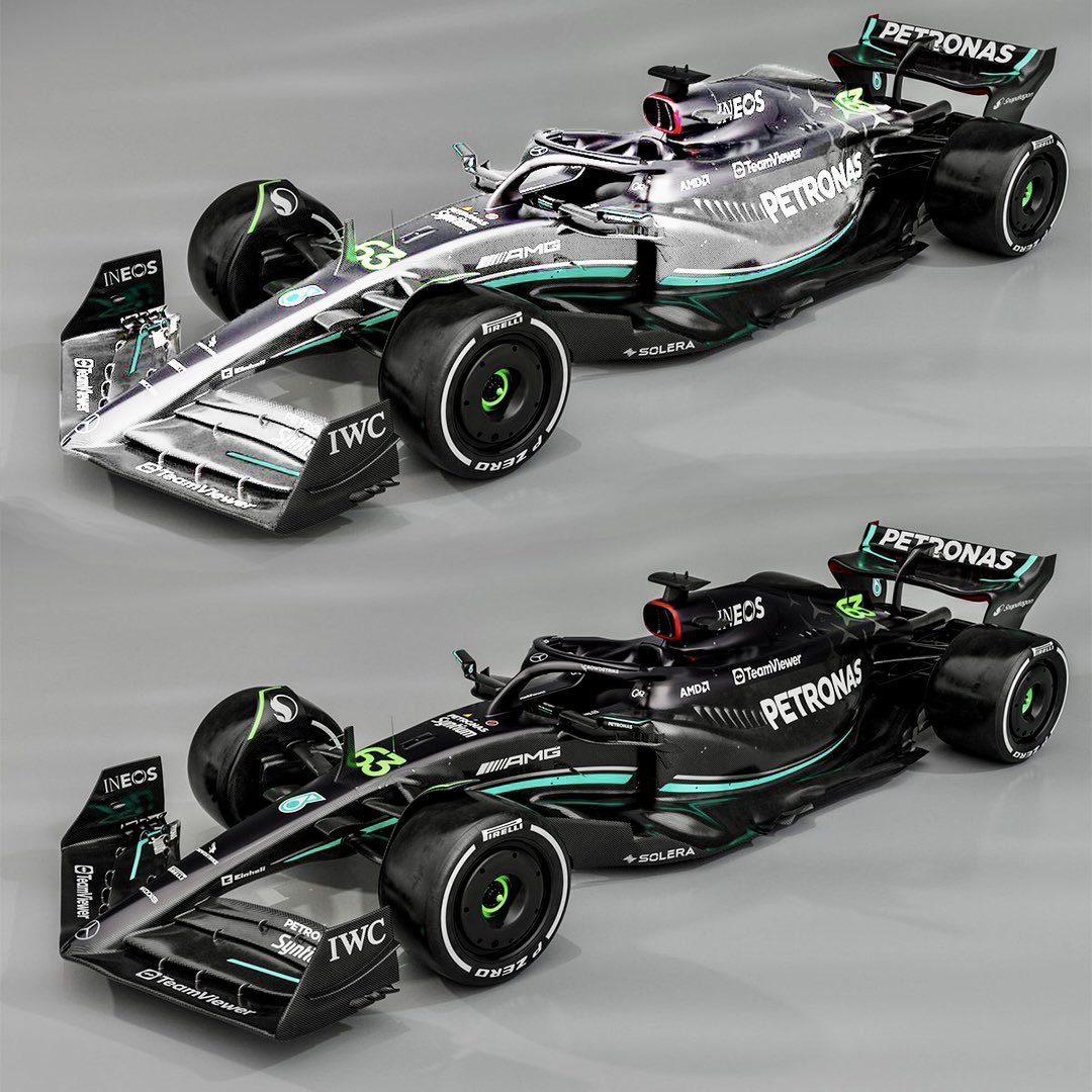 Gamermaxking's tweet photo. In case of you are wondering 🤔 I made a quick rendering of the Mercedes #w14 2023 in silver ⚪️ Thoughts ? #MercedesAMGF1 #mercedesf1 #Mercedes #mercedesw14 #silverarrow #silver https://t.co/Yl34FzL3Y1
