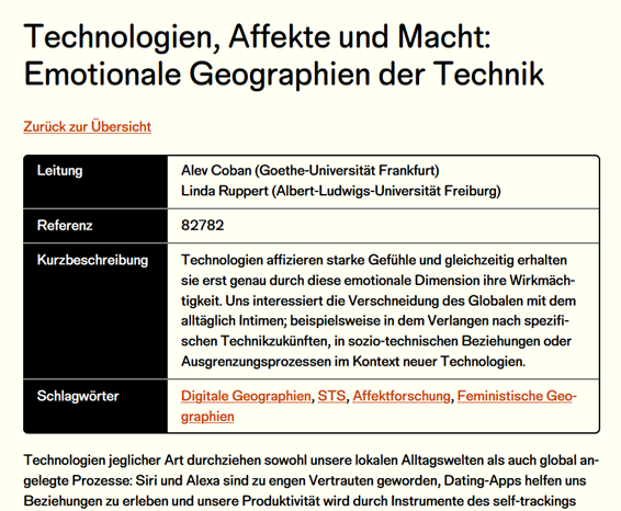 Alev Coban (@alevcob4n) on Twitter photo ****Technologien, Affekte und Macht****
<a href="/LindaRuppert6/">Linda Ruppert</a> und ich freuen uns über Beiträge zu unserem Panel beim <a href="/dkg2023/">DKG '23: Planetary Futures</a> in Frankfurt! Abstract-Deadline: 13.03.
dkg2023.de/sitzungen/tech…
<a href="/AKfemgeo/">AK Feministische Geographien</a> <a href="/FemGeoBern/">Feministische Geographie Universität Bern</a> <a href="/akkritischegeo/">Kritische Geographie Frankfurt</a> <a href="/zet_research/">ZET</a> @insist_network ****Technologien, Affekte und Macht****
<a href="/LindaRuppert6/">Linda Ruppert</a> und ich freuen uns über Beiträge zu unserem Panel beim <a href="/dkg2023/">DKG '23: Planetary Futures</a> in Frankfurt! Abstract-Deadline: 13.03.
dkg2023.de/sitzungen/tech…
<a href="/AKfemgeo/">AK Feministische Geographien</a> <a href="/FemGeoBern/">Feministische Geographie Universität Bern</a> <a href="/akkritischegeo/">Kritische Geographie Frankfurt</a> <a href="/zet_research/">ZET</a> @insist_network