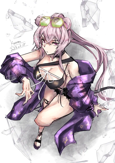 リン・ユーシャ#アークナイツ版深夜の真剣お絵かき60分一本勝負 #Arknights #アークナイツ #明日方舟 
