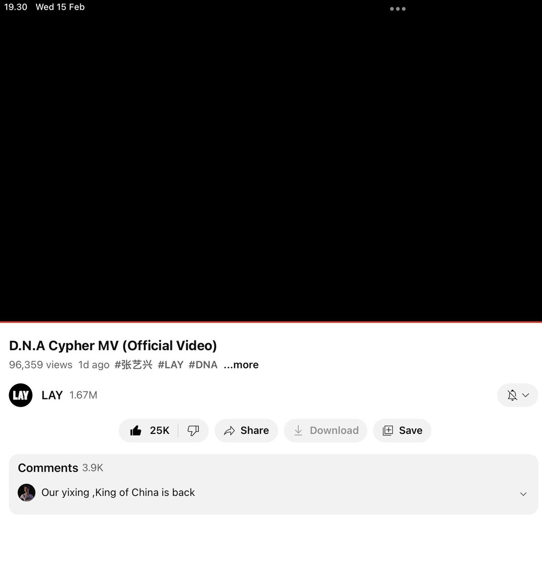 ricmin79's tweet photo. Streaming this repeatedly!! Just because I really like the songs!!! I can’t choose which one I prefer between cypher I or II 😅, I only know Yixing baby is so good at what he does 👏 #yixing #yixingdna #dnacypher https://t.co/D2DPgWPLGA