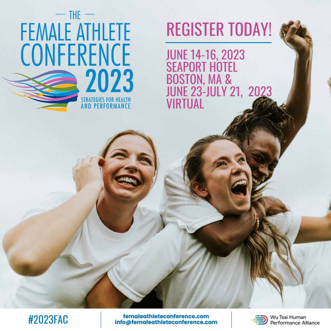 Registration for the 2023 Female Athlete Conference is officially open! Visit the link in our bio, or bit.ly/2023FACRegistr… to register today!  #2023FAC