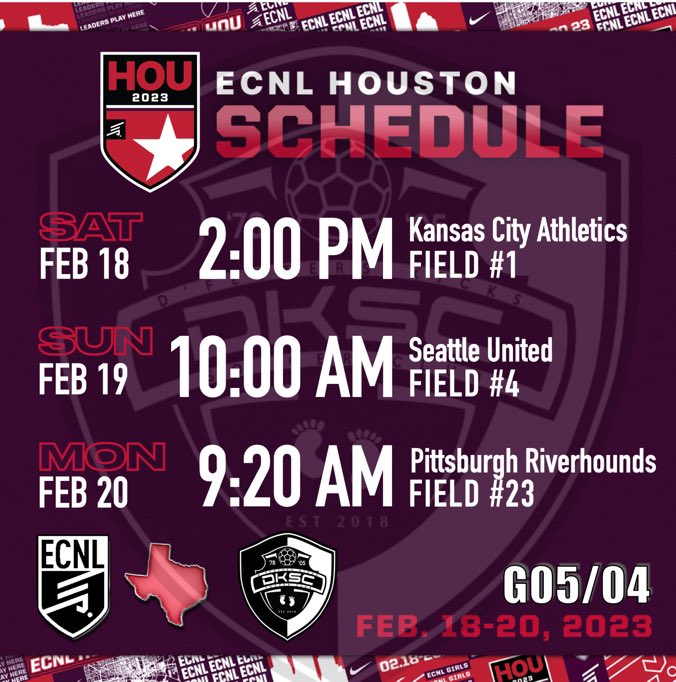 DKSC ECNL 05-04 BADTOP U (@dksc_u1819_ecnl) on Twitter photo DKSC ECNL 05/04
β° This weekend!
π Meyer Park
β½οΈ Donβt miss us π
π€We.Are.Ready.
#badtopu #dkscproud
.
<a href="/ECNLgirls/">ECNL Girls</a> <a href="/EcnlTexas/">ECNL Girls Texas Conference</a> <a href="/TopDrawerSoccer/">TopDrawerSoccer</a> <a href="/TheSoccerWire/">SoccerWire</a> <a href="/PrepSoccer/">Prep Soccer β½οΈ</a> <a href="/ImYouthSoccer/">ECNL/GA/Recruiting/College Soccer</a> <a href="/DKSC_official/">D'Feeters Kicks Soccer Club</a> DKSC ECNL 05/04
β° This weekend!
π Meyer Park
β½οΈ Donβt miss us π
π€We.Are.Ready.
#badtopu #dkscproud
.
<a href="/ECNLgirls/">ECNL Girls</a> <a href="/EcnlTexas/">ECNL Girls Texas Conference</a> <a href="/TopDrawerSoccer/">TopDrawerSoccer</a> <a href="/TheSoccerWire/">SoccerWire</a> <a href="/PrepSoccer/">Prep Soccer β½οΈ</a> <a href="/ImYouthSoccer/">ECNL/GA/Recruiting/College Soccer</a> <a href="/DKSC_official/">D'Feeters Kicks Soccer Club</a>