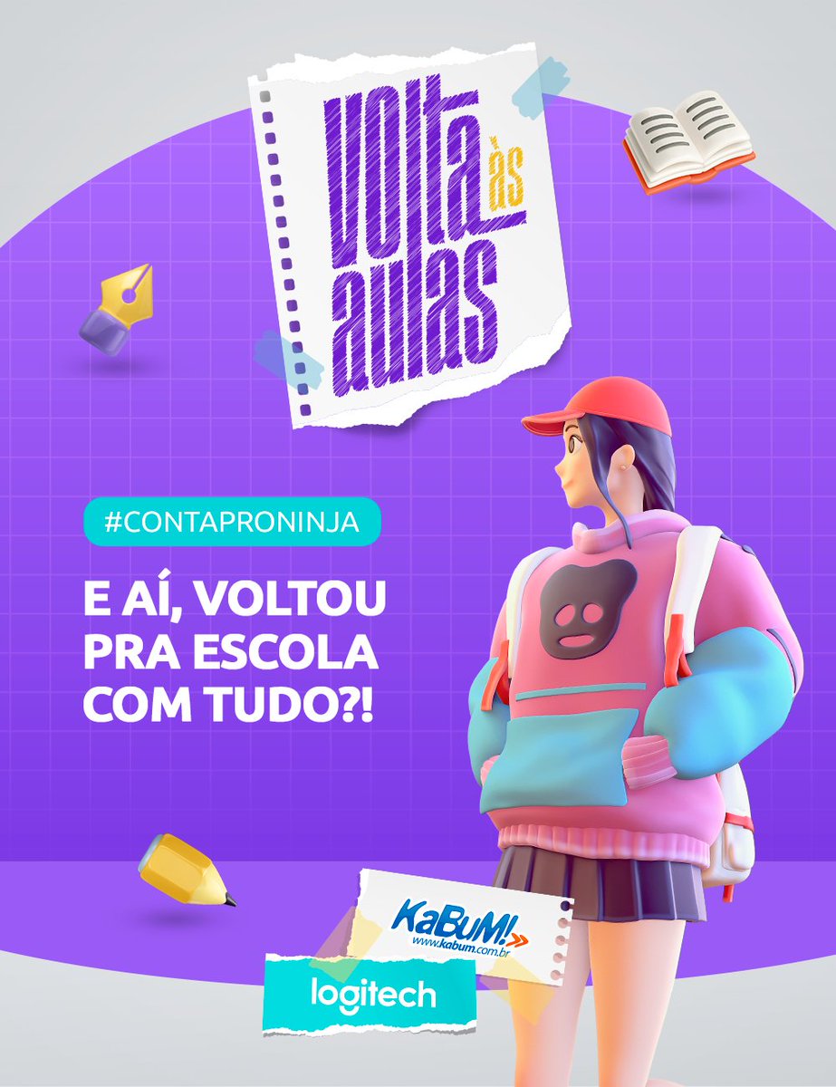 kabumcombr's tweet image. E aí, como tá seu mood nas primeiras semanas de aula? 😎

#ContaProNinja aqui nos comentários! 

E pra ficar 100% recarregado, a Logitech tem os itens ideais. 

Crie um setup que é a sua cara e descubra quem é você na sala de aula » kb1.me/_logitechvolta…