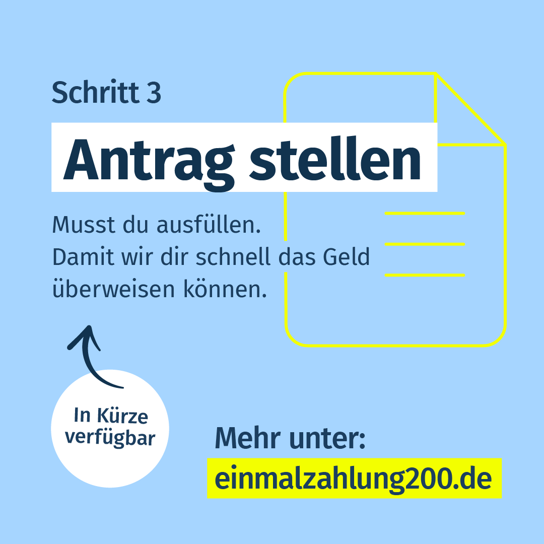 bmftr_bund's tweet photo. Unser Ziel ist, dass du so einfach wie möglich einen Antrag stellen kannst. Bald erhältst du die Zugangsdaten für deine #Einmalzahlung. Schon jetzt kannst du dir deine BundID einrichten. #einmalzahlung200 #energiepreispauschale #studierende https://t.co/m15HGtK5tM