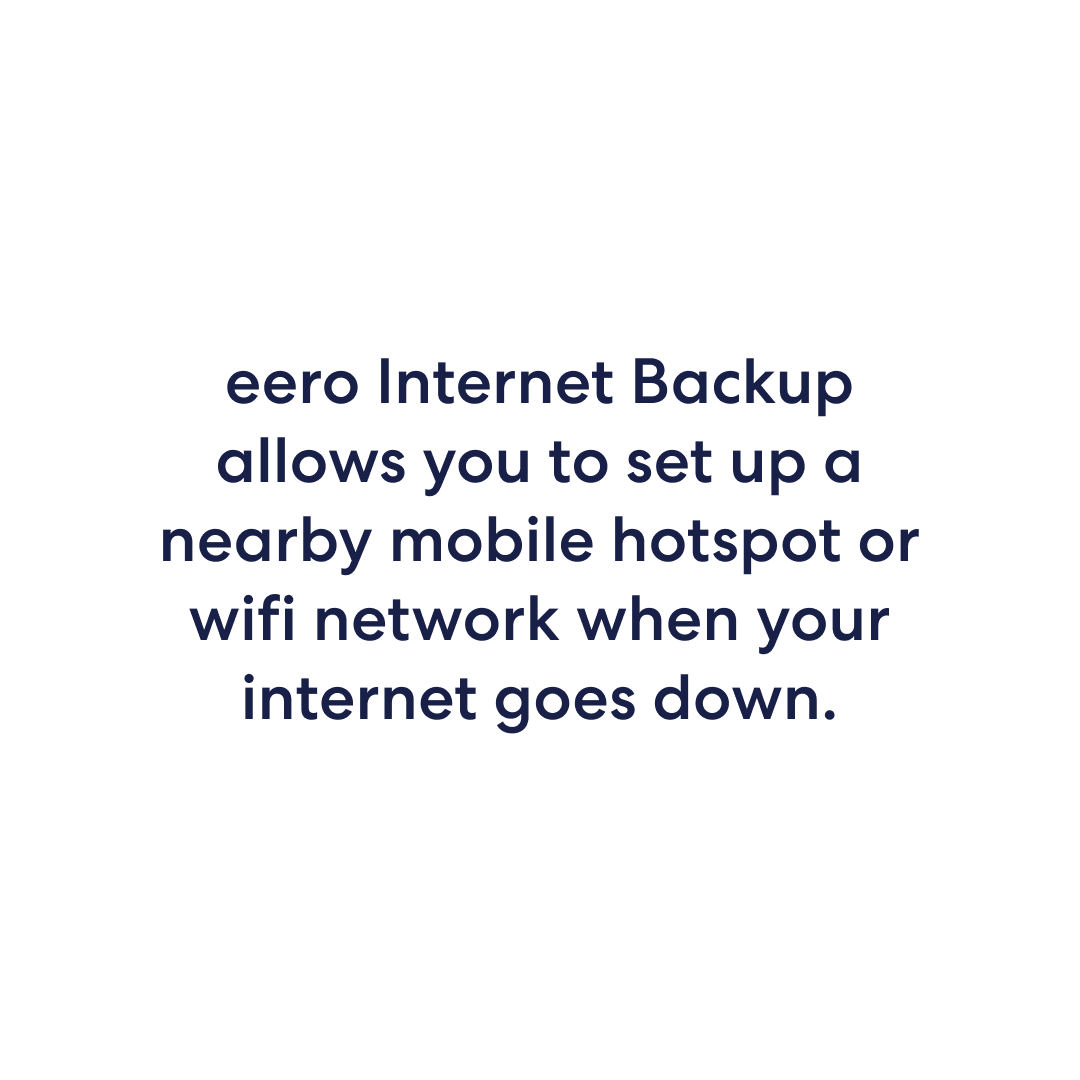 geteero's tweet image. We've got your back! 💥

Got an eero? Find out more about backup: blog.eero.com/weve-got-your-…
Don't have an eero? Shop now: bit.ly/3WvBJmc

#wifi #eero #internetbackup
